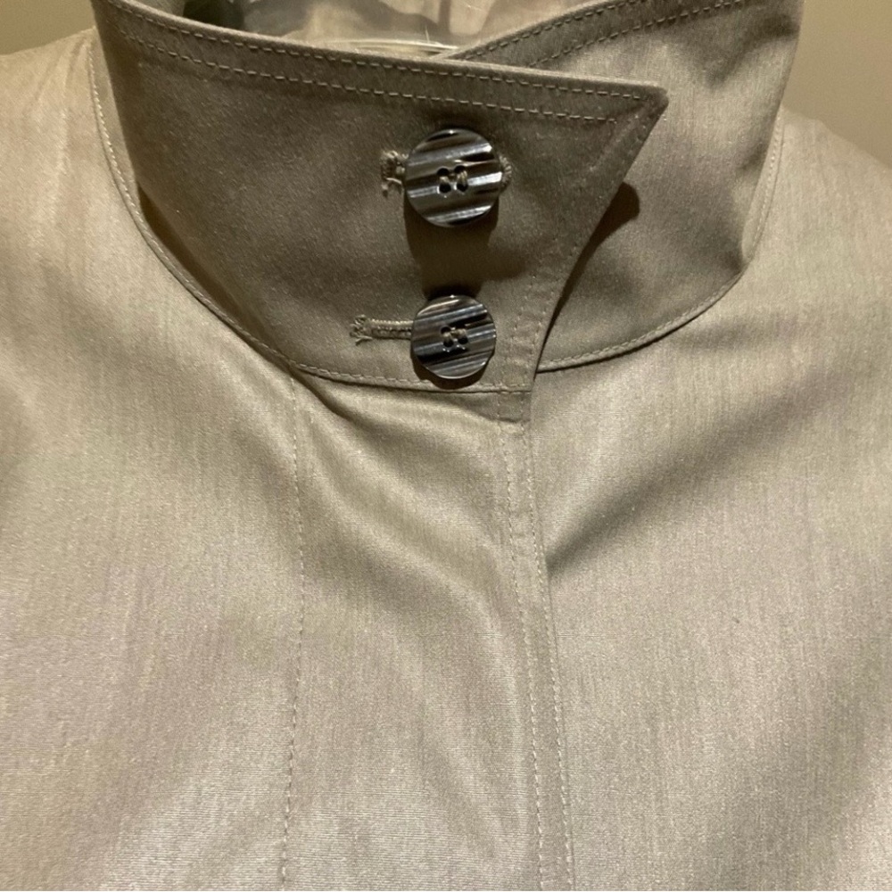 High-Collar Jacket London Fog 8 Petite but fits size 10 Funnel Neck Trench